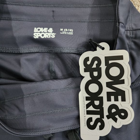 NWT Love & Sports Women's Bike Shorts, 9" Inseam - Picture 8 of 12